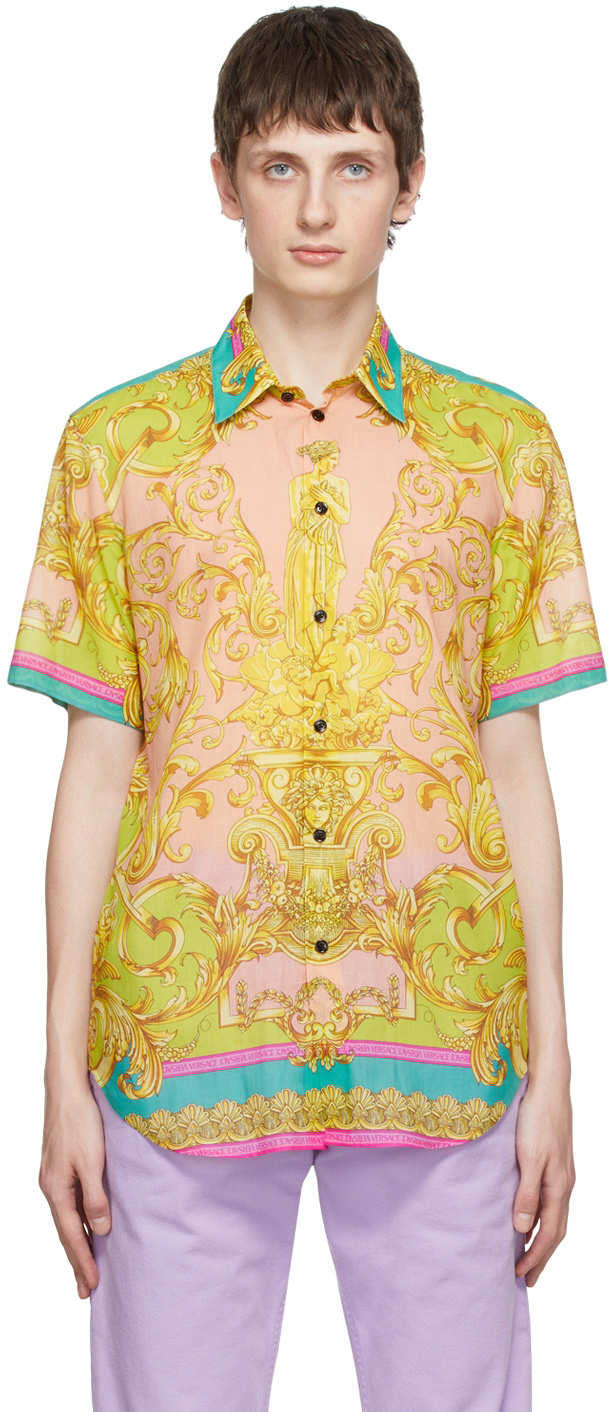 Versace: Multicolor Barocco Shirt | SSENSE UK