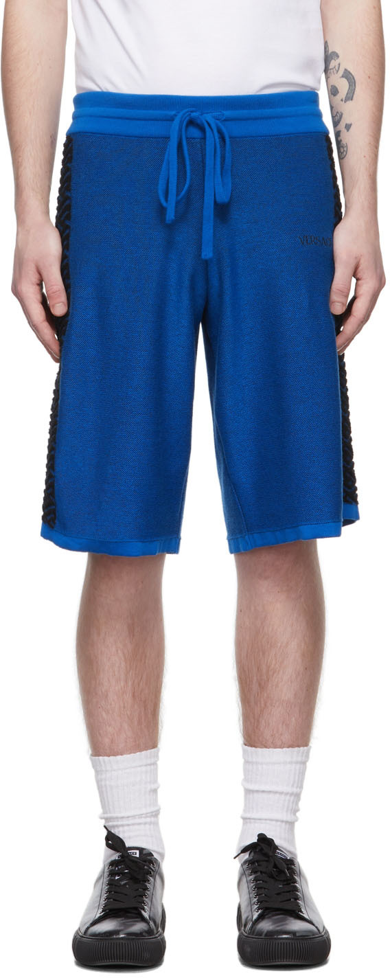 Blue Greca Shorts