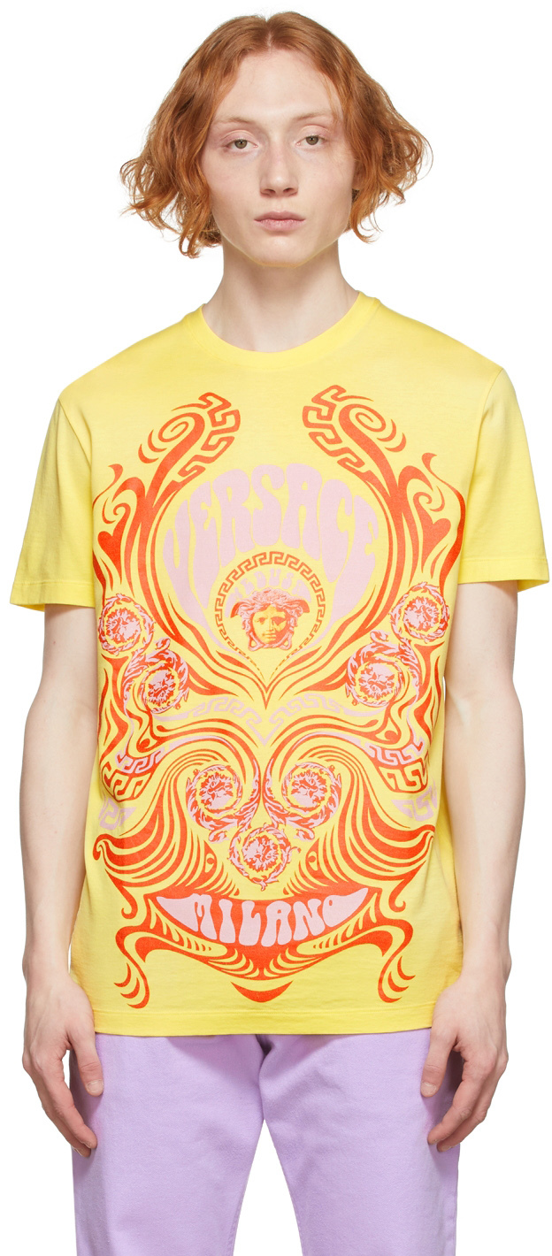 orange versace t shirt