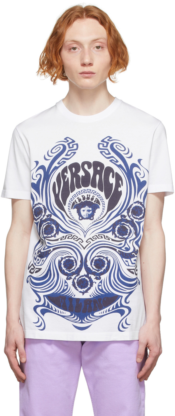 Versace White Medusa Music T-Shirt