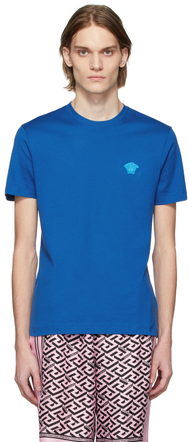 Flere planer annoncere Versace: Blue Medusa T-Shirt | SSENSE