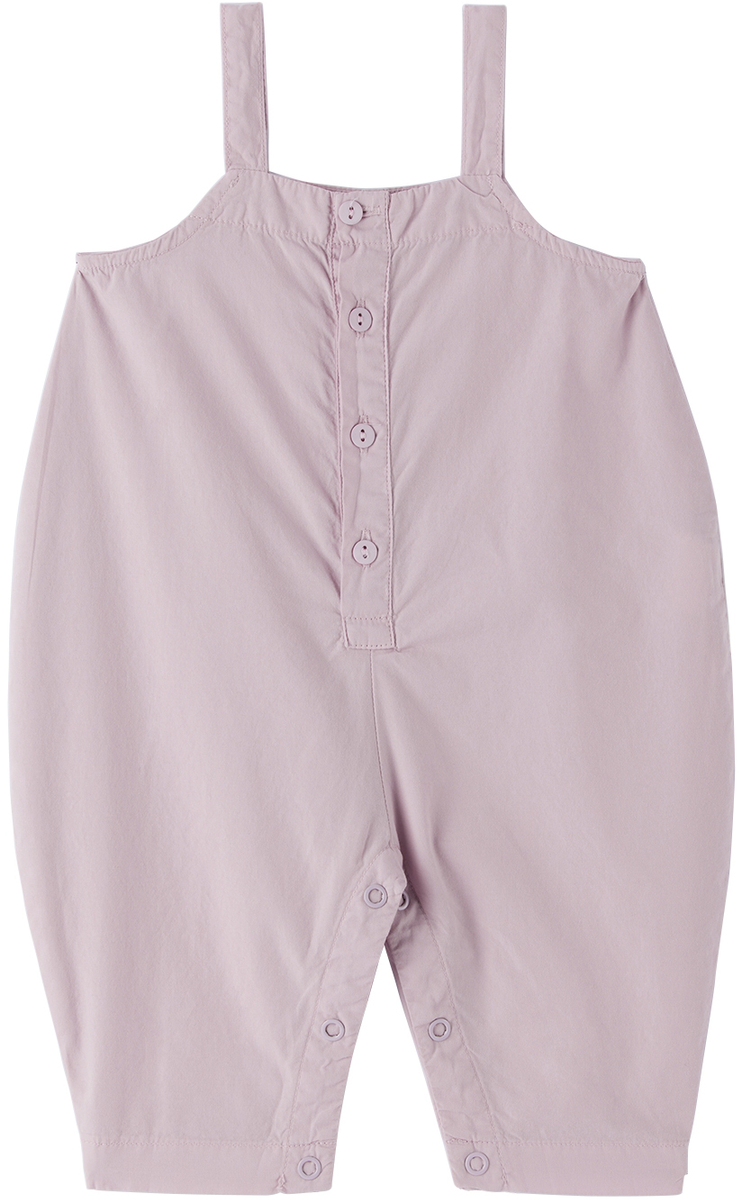 Baby Purple Cotton Bodysuit by TINYCOTTONS on Sale