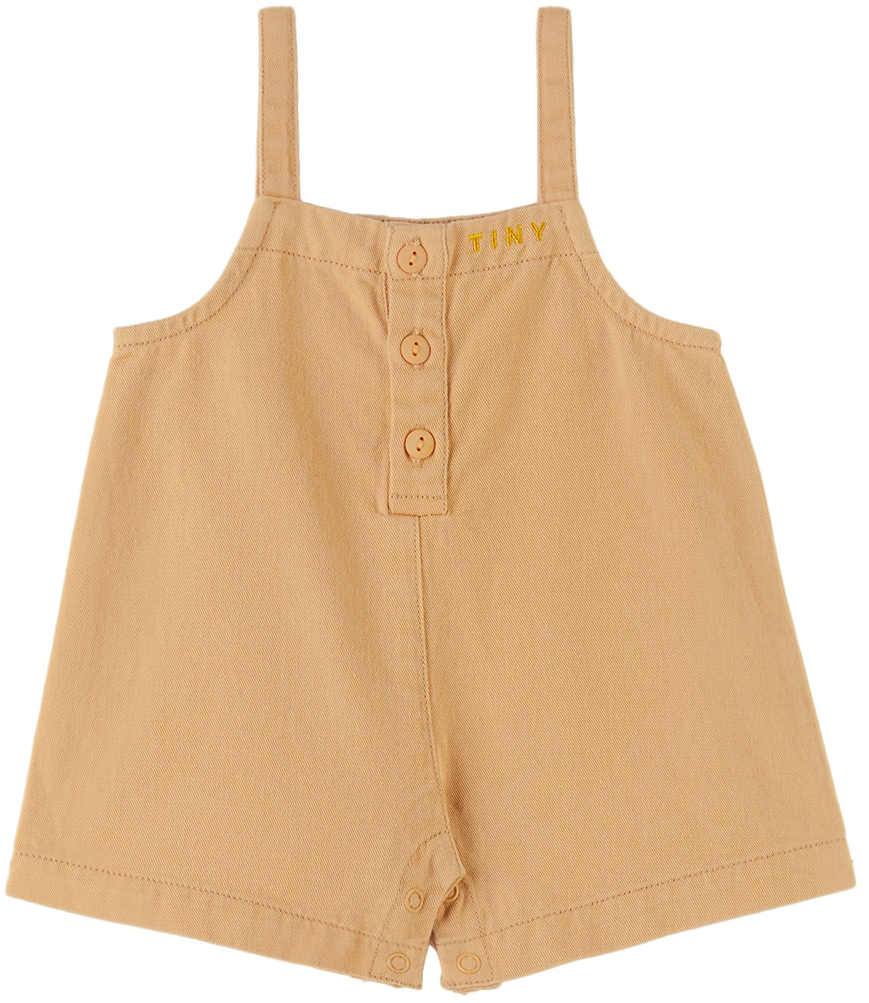 SSENSE Clothing Dungarees Baby Orange Vichy Overalls 