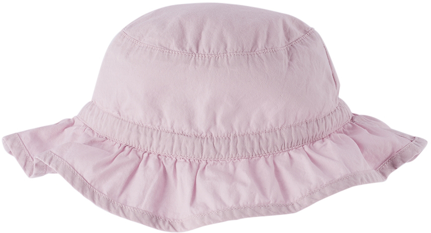 Tinycottons Kids Purple Frilled Bucket Hat In J30 Pastel Lilac