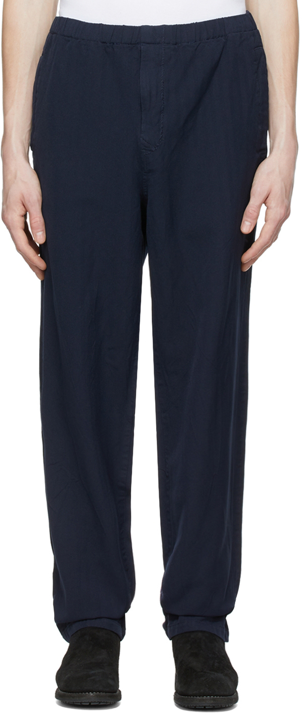 Undercover Navy Polyester Trousers