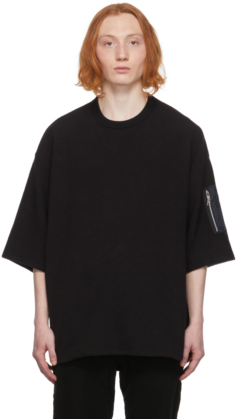 Undercover Black Oversized Fleece T-Shirt