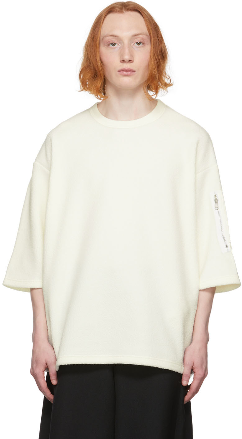 Undercover White Oversized Fleece T-Shirt
