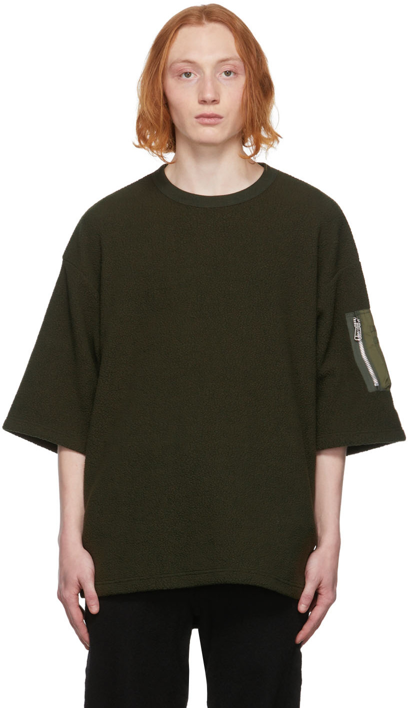Undercover Khaki Oversized Fleece T-Shirt