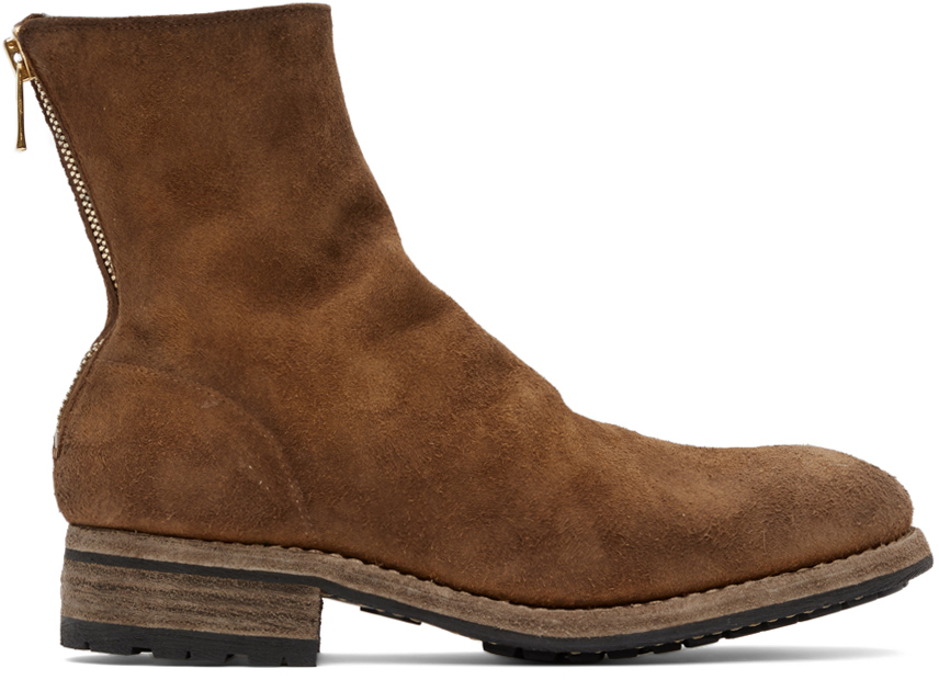 Undercover Tan Guidi Edition Horse Zip Boots