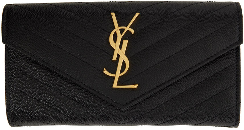 ysl card holder ssense