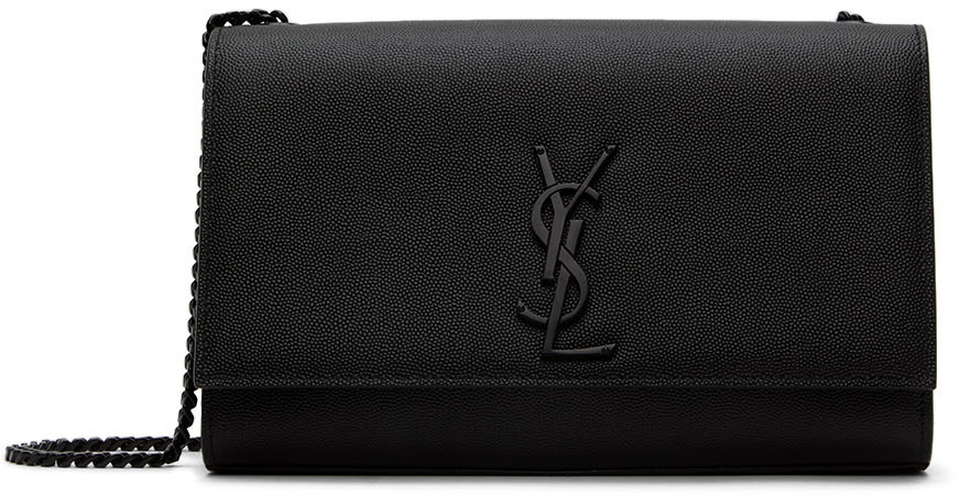 ysl bags black chain