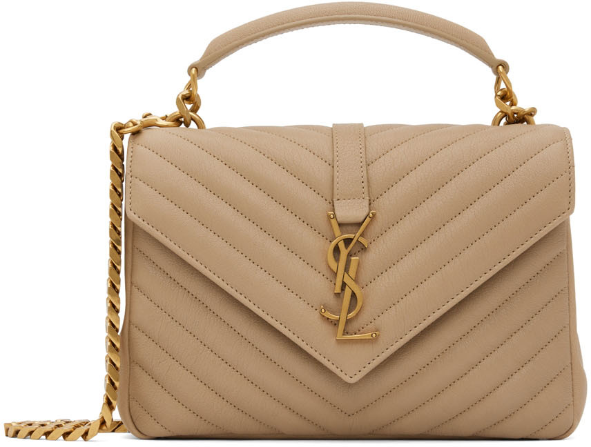 ysl purse tan