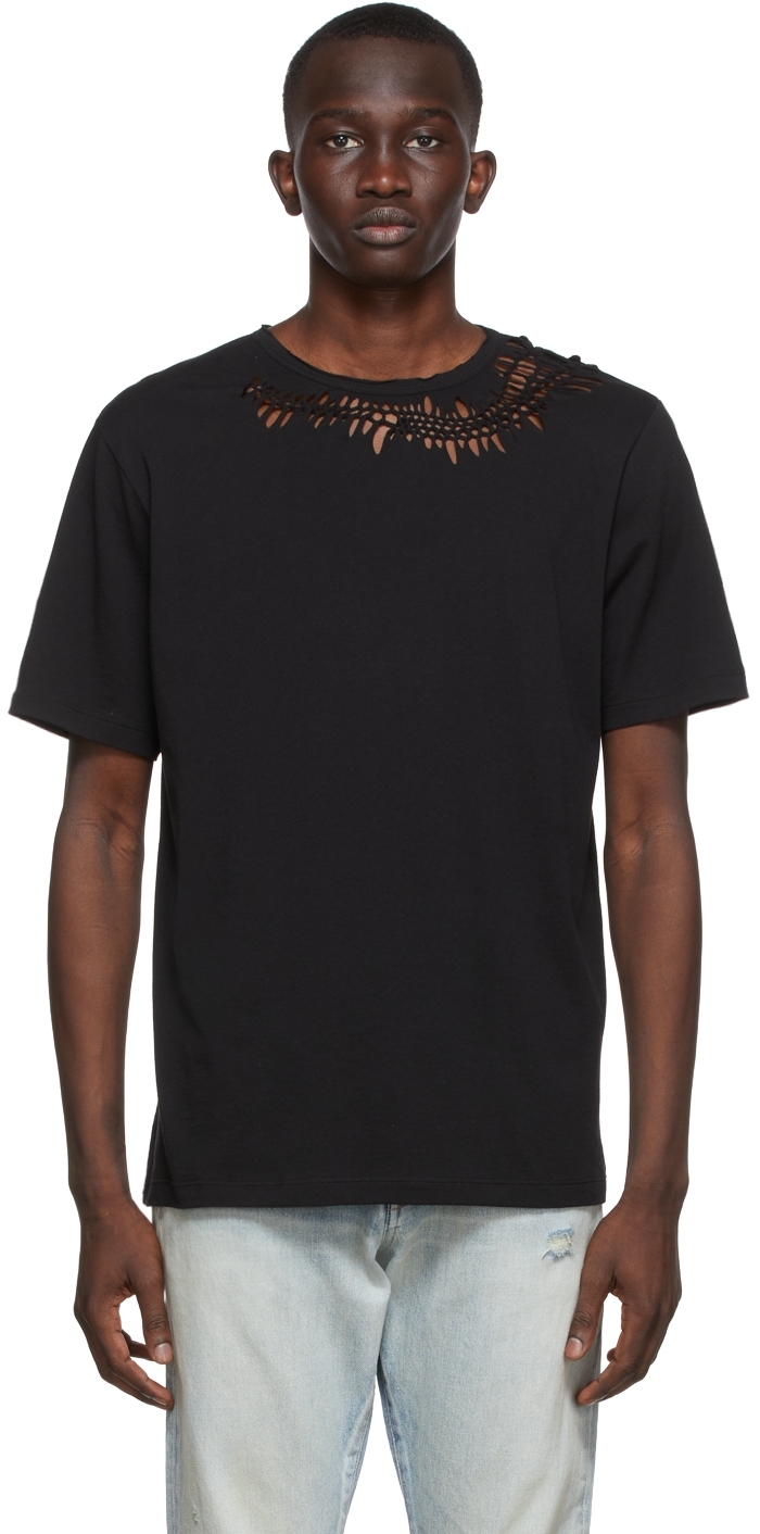 Saint Laurent Black Used T-Shirt
