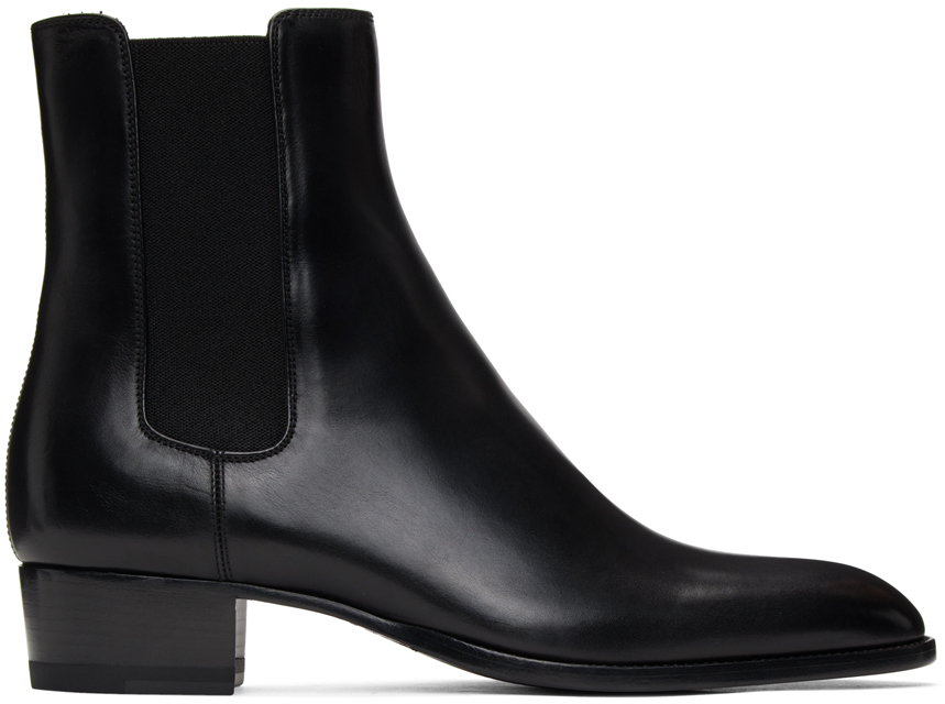 Saint Black Chelsea Boots | SSENSE