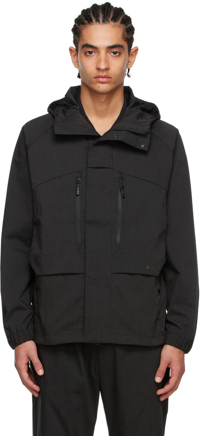 Snow Peak Black Polyester Jacket