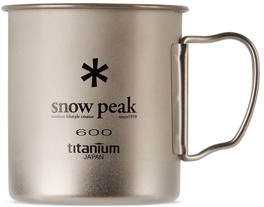 Snow Peakのグレー チタン シングルウォール カップ 600 mlがセール中