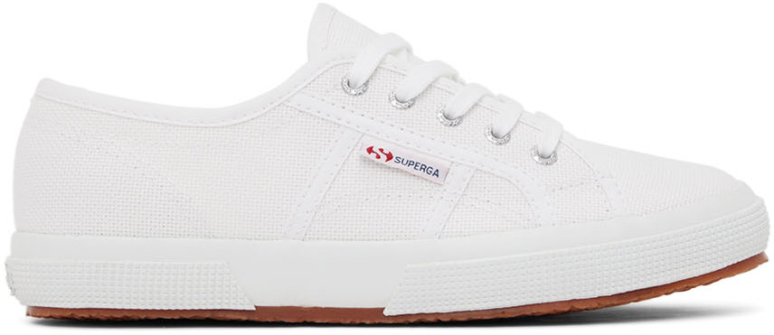 Shop Superga Kids White Classic Sneakers In 002 White