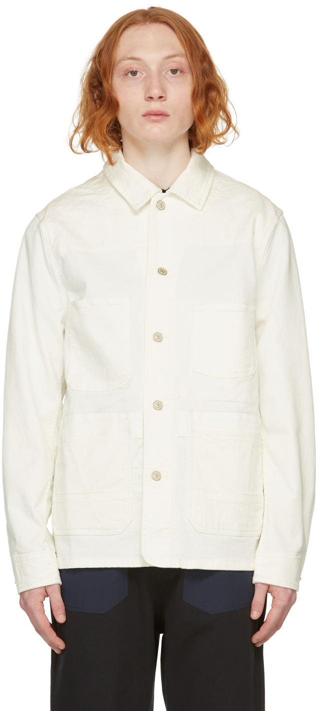 PS by Paul Smith White Denim Chore Jacket