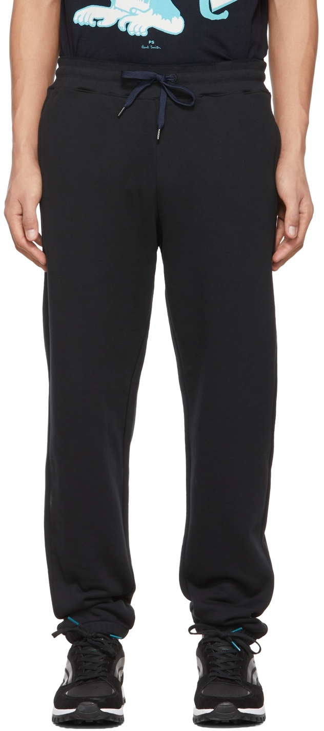 PS by Paul Smith Black Flocked Happy Lounge Pants