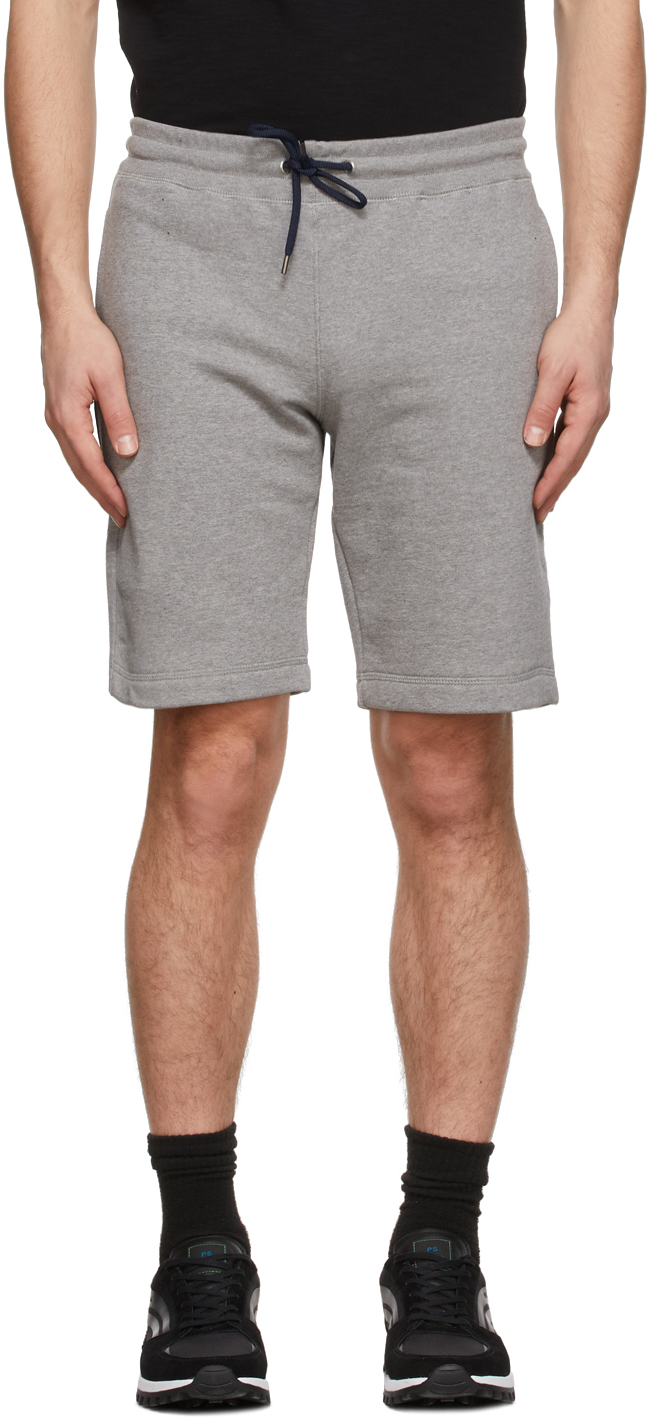 Grey Regular Zebra Shorts