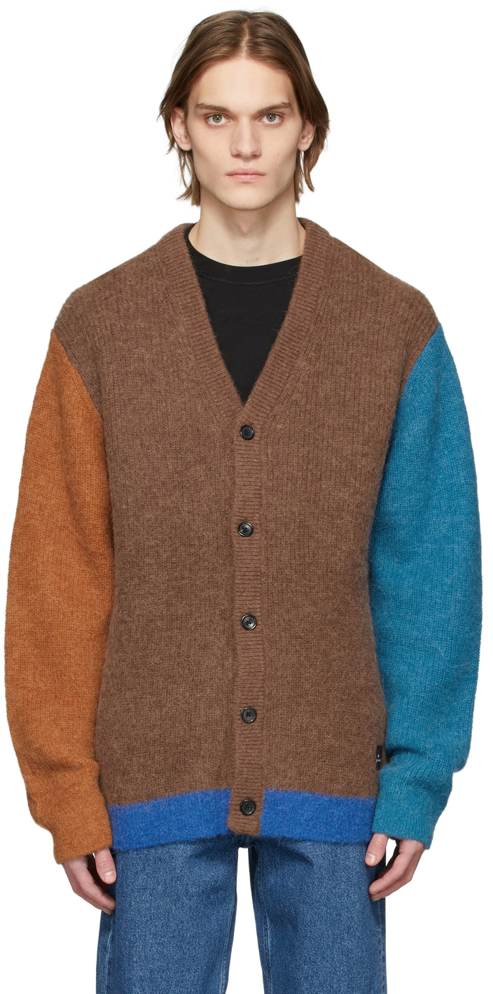Brown Nylon Cardigan by PS by Paul Smith on Sale