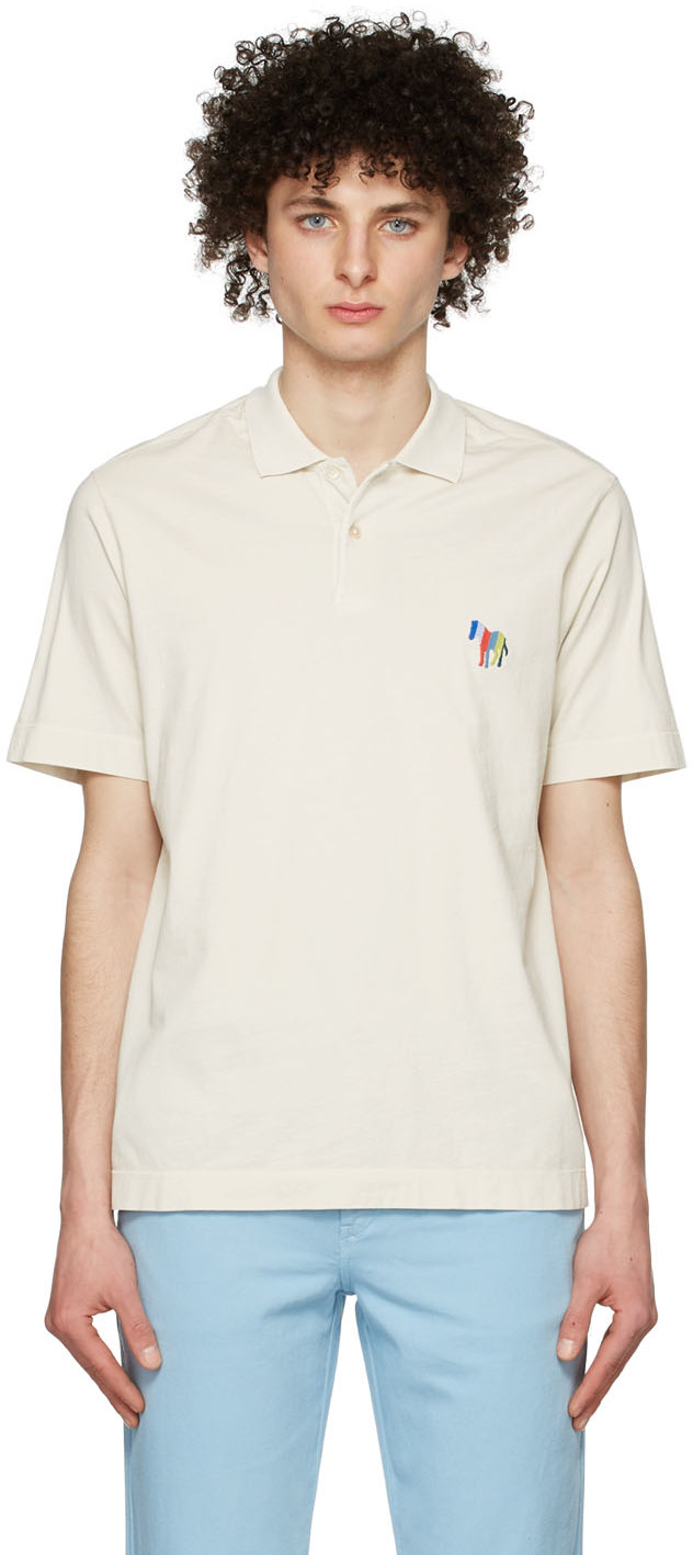 PS by Paul Smith Off-White Organic Cotton Polo
