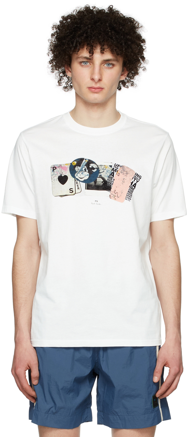 PS by Paul Smith White Organic Cotton T-shirt