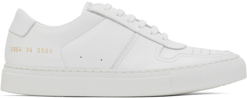 Common Projects White BBall Low Sneakers