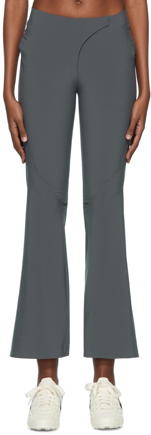Hyein Seo Grey Polyester Trousers