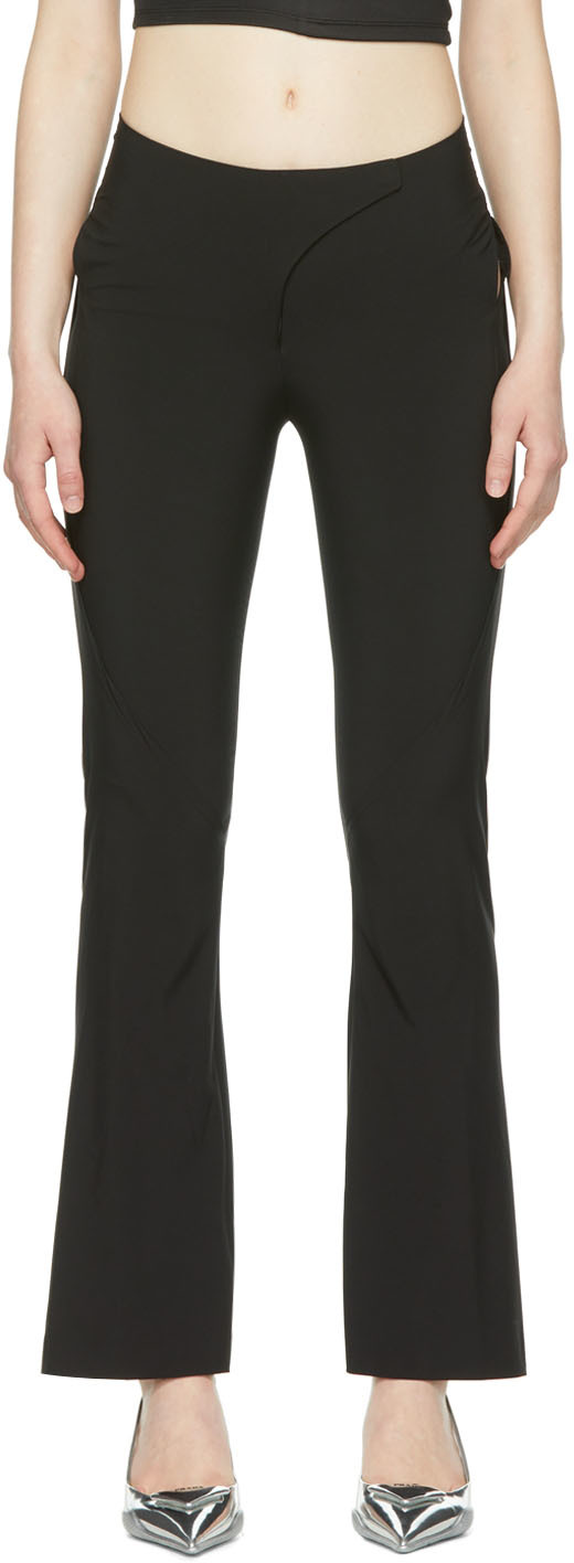 Hyein Seo Black Polyester Trousers