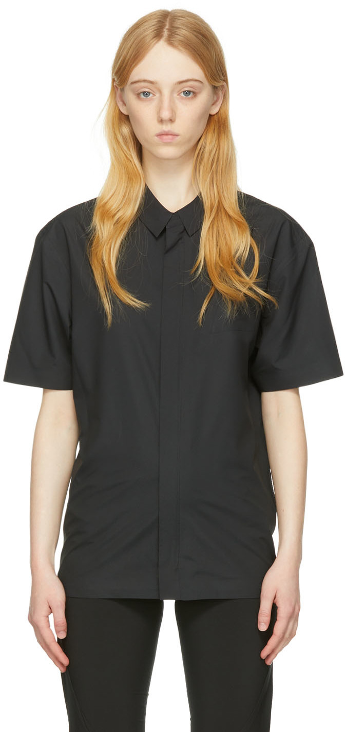 Hyein Seo Black Polyester Shirt