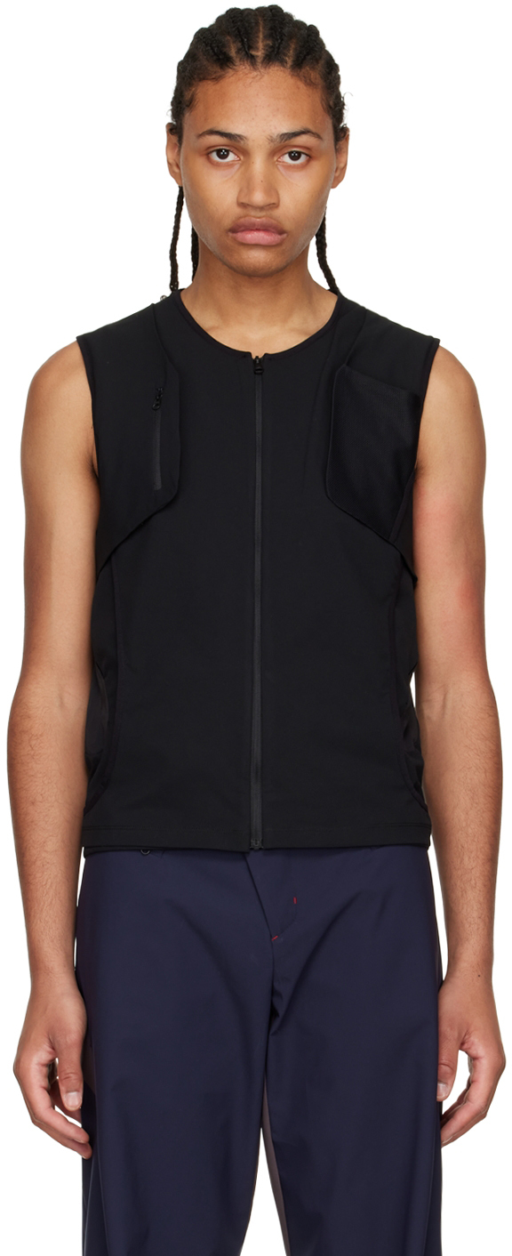 Black Polyester Vest