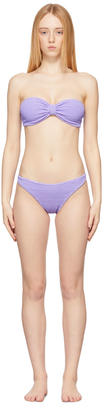 Hunza G Purple Jean Bikini