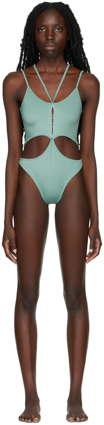 SSENSE Exclusive Green One-Piece Swimsuit