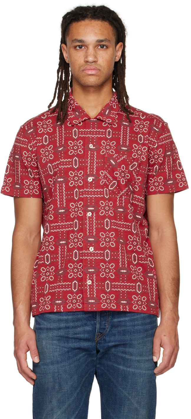 Red Camp Shirt by RRL on Sale