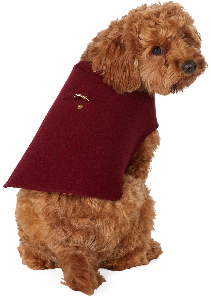 Fantastical Creatures Club Red Wrap Up Jacket Harness In Bordeaux