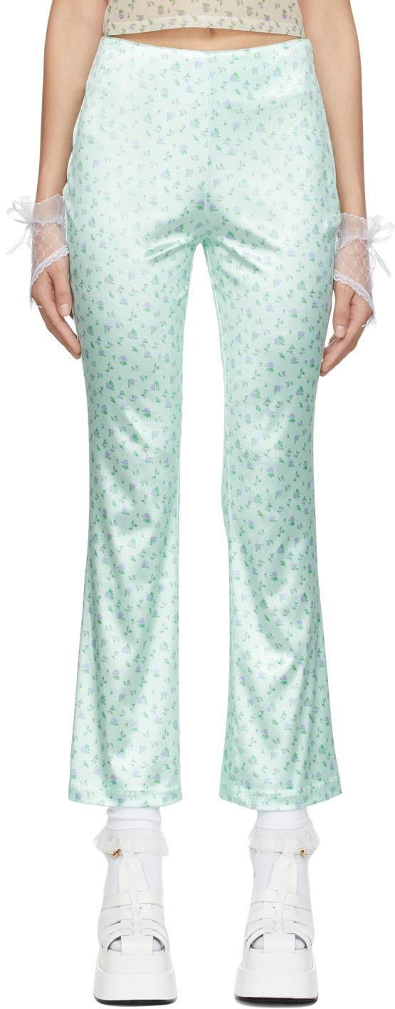 I'm Sorry by Petra Collins SSENSE Exclusive Green Petra Bell Trousers
