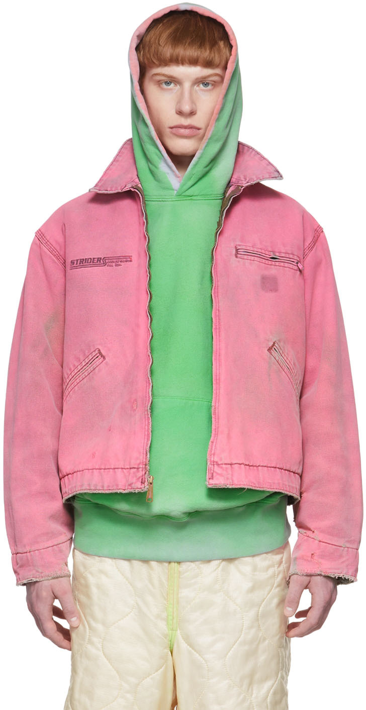 NotSoNormal Pink Dad's Denim Jacket