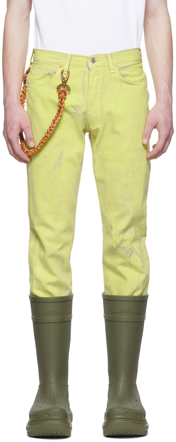 Yellow High Trousers