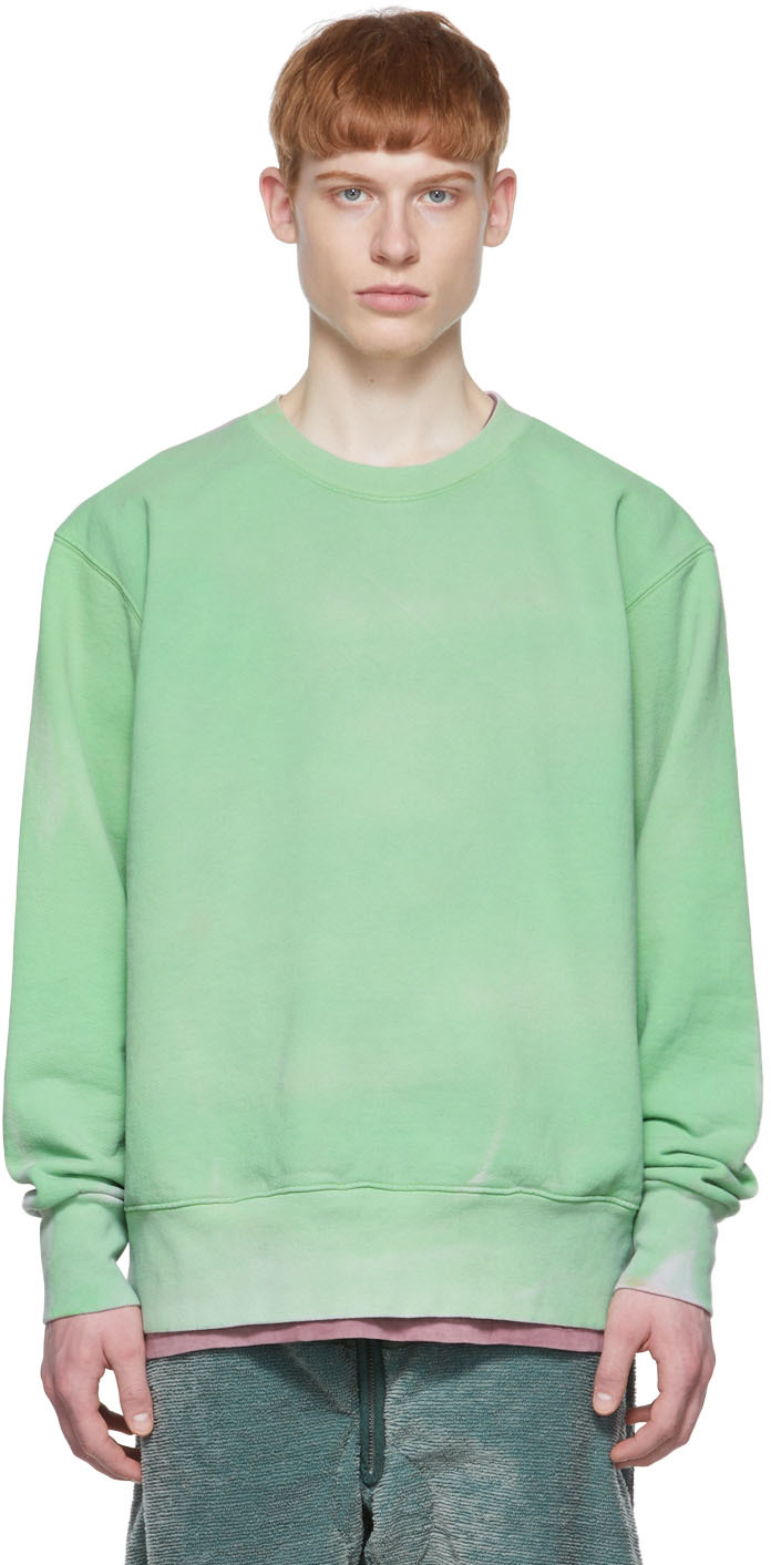 Green Cotton Sweatshirt