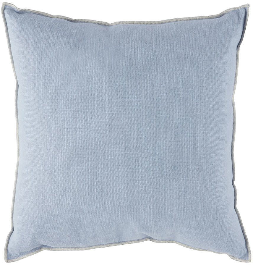 Hay Blue Outline Cushion In Ice Blue.