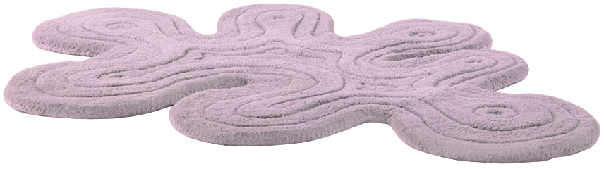 Mush Studios Ssense Exclusive Purple Small Dune Rug In Wisteria