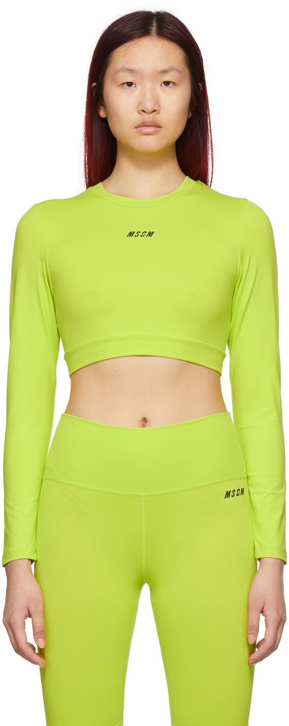 Green Micro Logo Sport Top