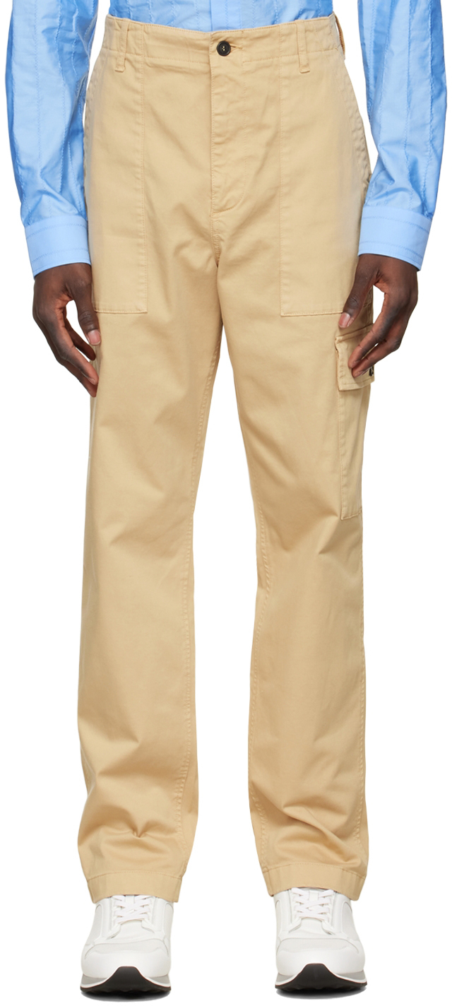 Dunhill Beige Cotton Cargo Pants
