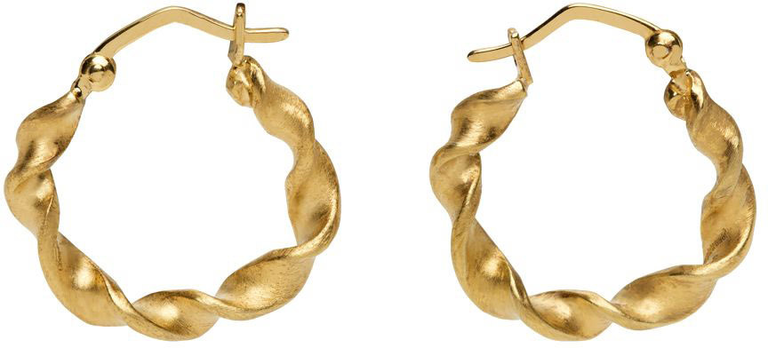 Completedworks Gold Notsobig Flux Earrings