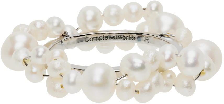 Completedworks Silver Pearl Ring