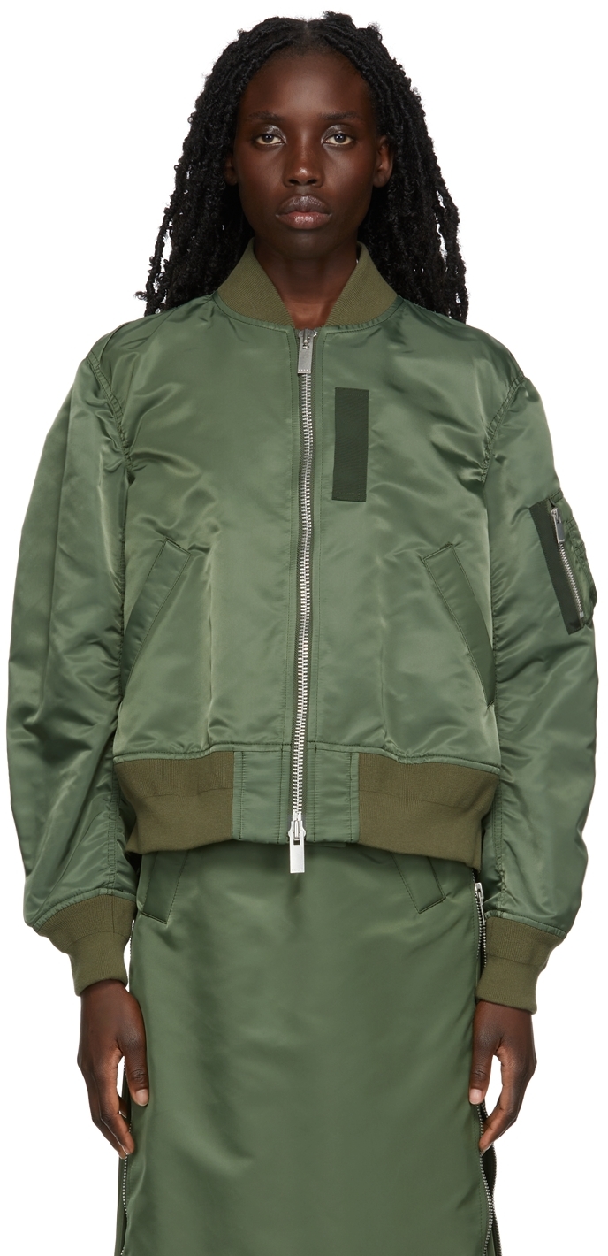 sacai ma1 bomber jacket