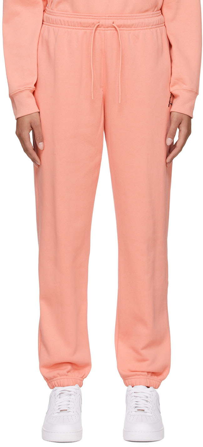 Pink Cotton Lounge Pants by Nike Jordan 