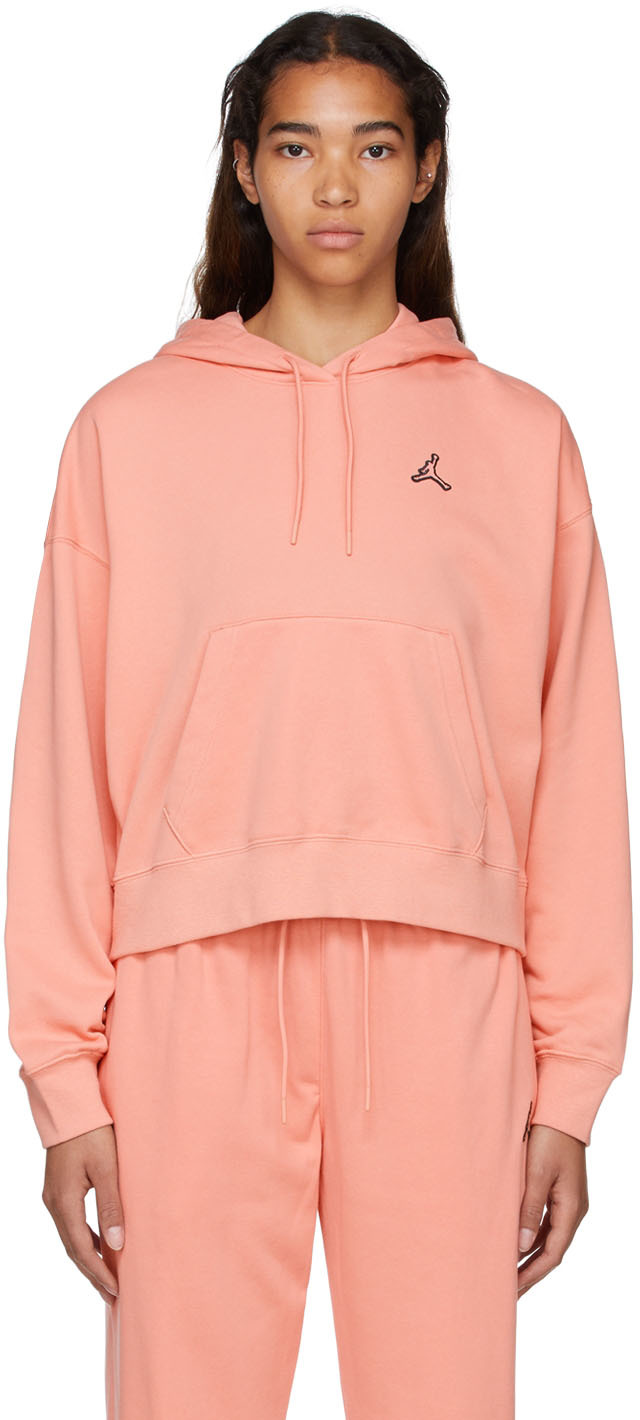 Nike Jordan Pink Cotton Hoodie