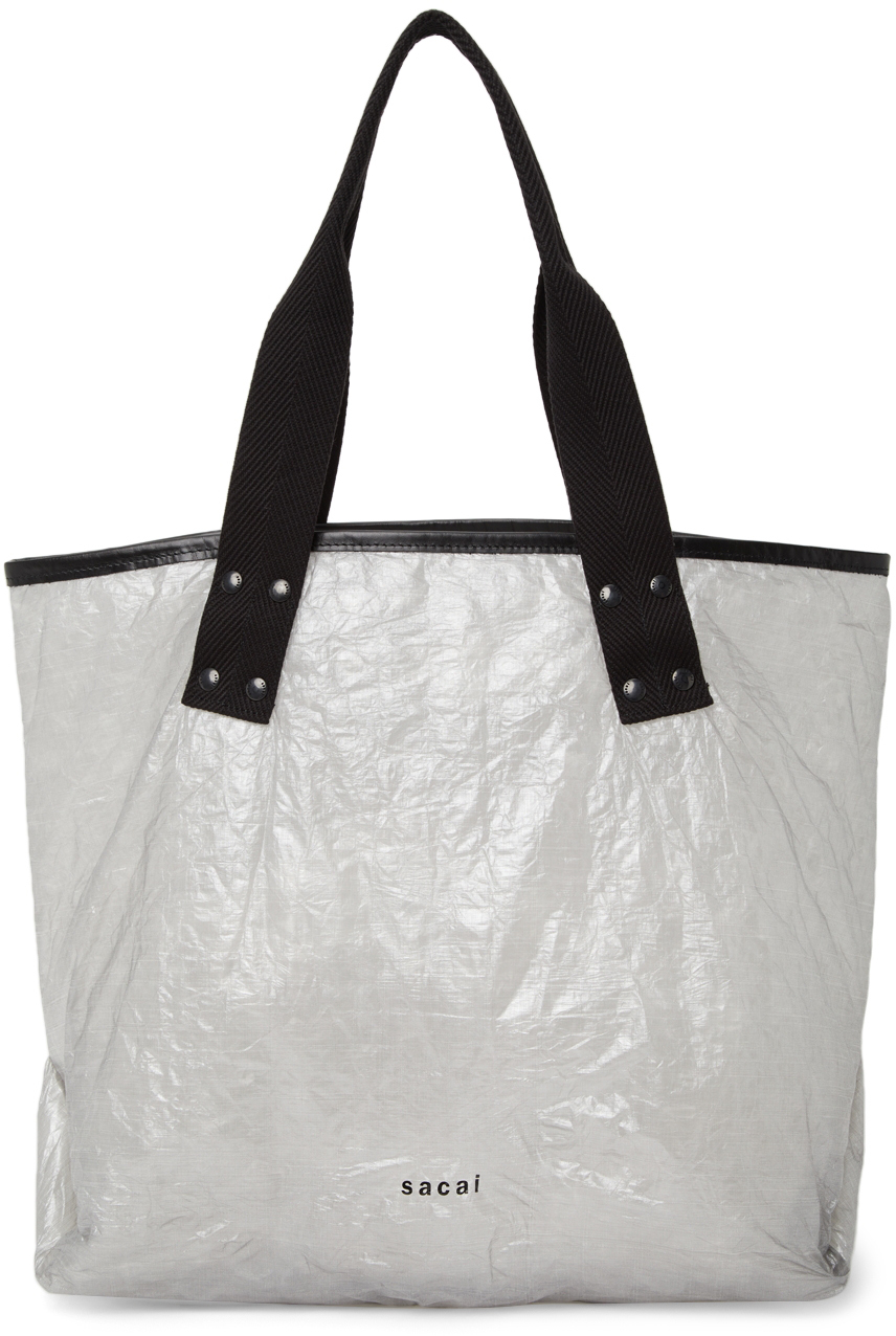 Sacai Grey Ripstop Tote | Smart Closet